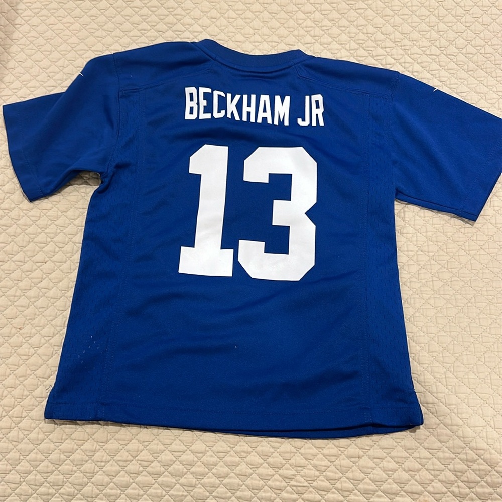 Beckham Jr NFL giants jersey boys